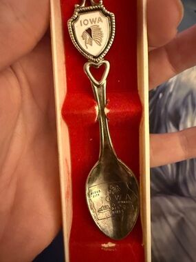 Iowa Collectible Souvenir Spoon - Silver Tone